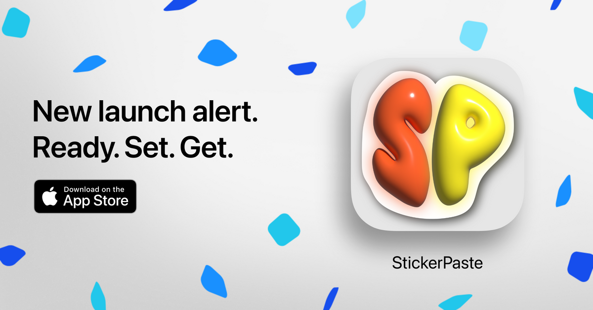 StickerPaste | Sticker pasting app for new iOS 16 Stickers